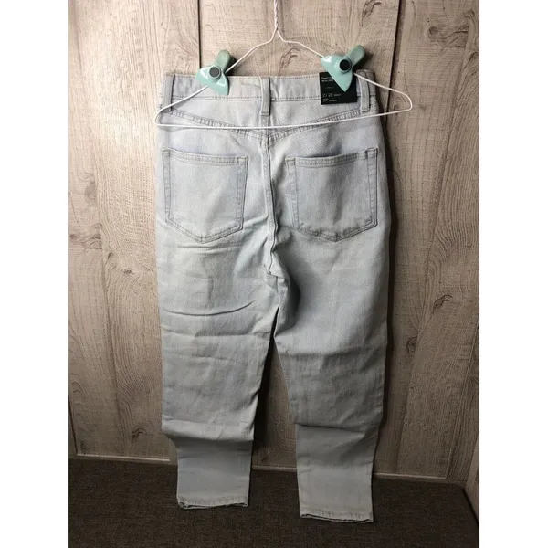 Wild Fable Womens Denim Blue Jeans Size 2 27" Inseam Super High Rise Light Wash - Image 3