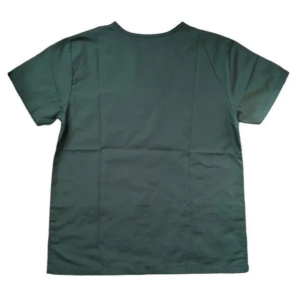 DAGACCI Green V Neck Scrubs Top, XS - Image 2