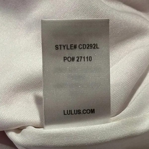 Lulus Dress Floral Coquette Cottagecore Romantic Feminine Retro White Pink XL - Image 4