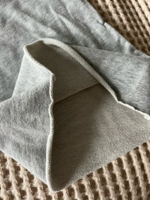 Adika Gray wide leg sweatpants with a distressed look, size XS #loungewear #distressed - Image 5
