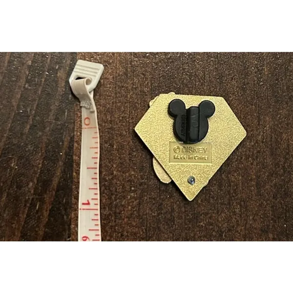 Disney Mickey Mouse Pin Red Classic Diamond Enamel Gold Tone Unisex Trading - Image 3