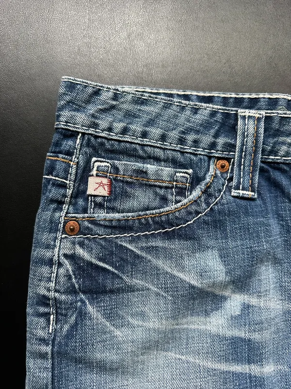 Vintage Big Star Denim Mini Skirt - Image 4