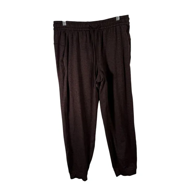 Lululemon Soft Jersey Classic Fit Mid Rise Joggers Heaather Dark Espresso 25" 8 - Image 2