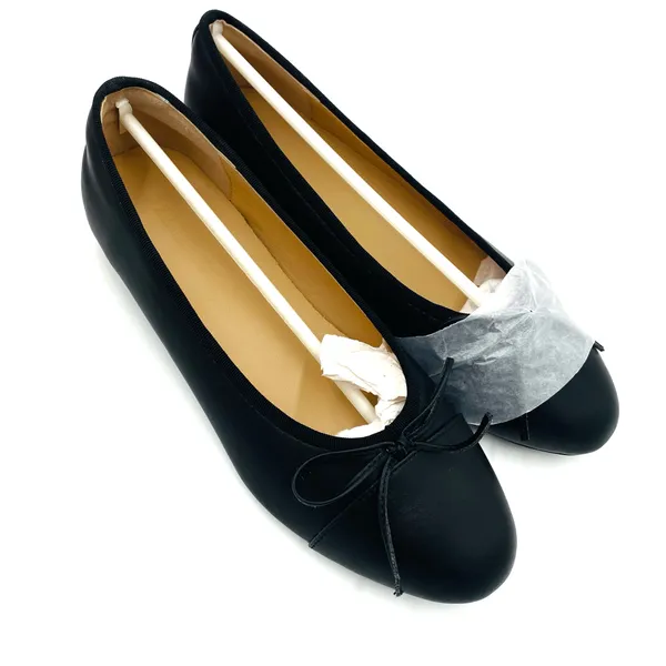 Genuine Leather Flats Casual Shoes Slip on Shoes Sandals Office Ballet Pumps - Image 2