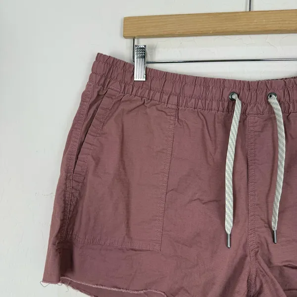 Vuori Mauve Vintage Ripstop Shorts Womens Pull On Elastic Waist - Image 7