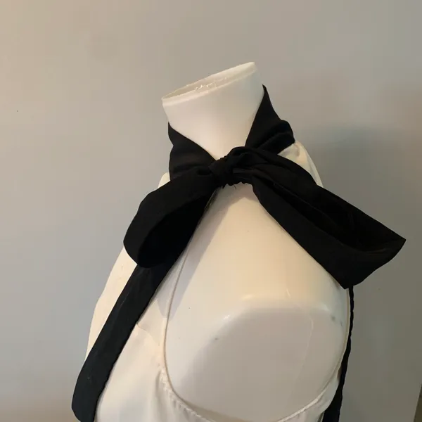 New York & Co. Sheer Blouse Tie Front - Image 5