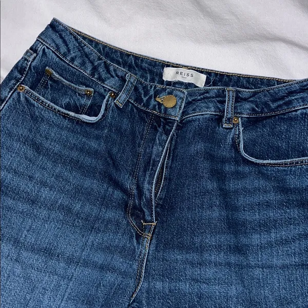 Reiss women’s selin mid Blue Straight leg Jeans size 27 - Image 6