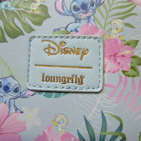 NWT Loungefly x Disney Lilo & Stitch Tropical Friends Floral Mini Backpack - Image 3