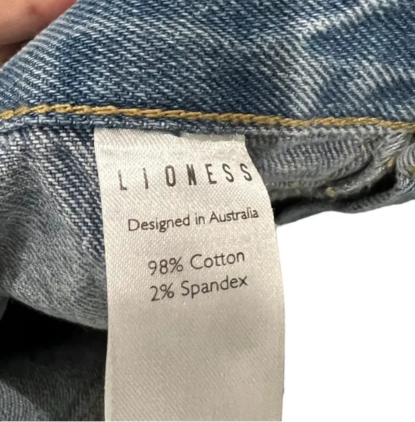 Princess Polly The Stacey Jeans Denim Beige Cargo - Image 7