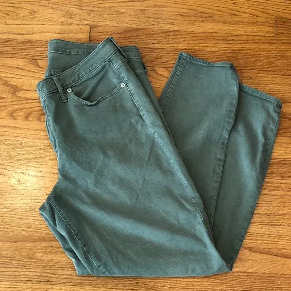 GAP Women's Green Skinny Jeans, 33 tall - Image 12