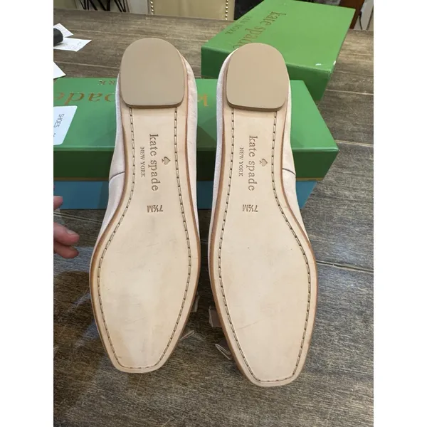 Kate Spade New York Women's Freya Ballet Flat, Roasted Peanut Size 7.5‎ - Image 10