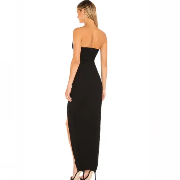 Superdown Ryleigh Strapless Maxi Dress Black Elegant Strapless Evening REVOLVE‎ - Image 3