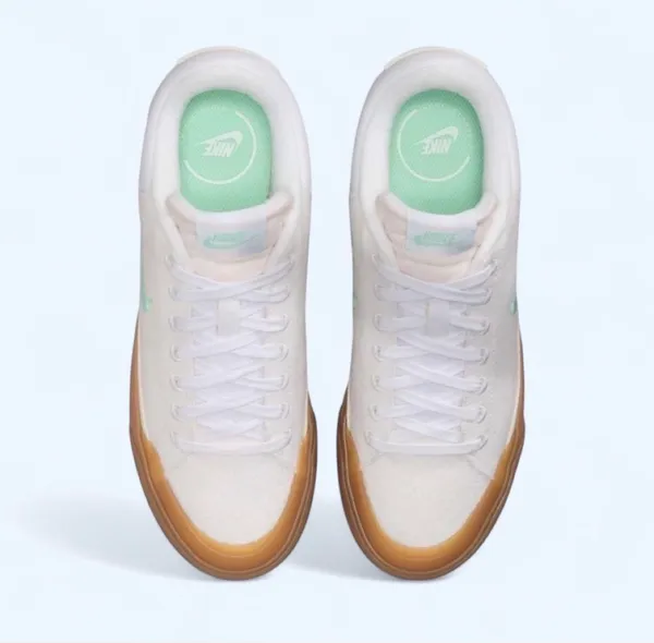 👟 Nike Court Legacy Lift Platform Sneakers ✨ (Women's US 10 / White & Mint 🍃 / FZ2606-102) - Image 6