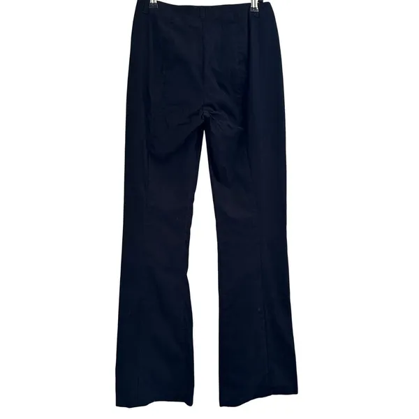 Marithe Francois Trouser Pants‎ Women Size 4 Cotton Black Minimalist Workwear - Image 2