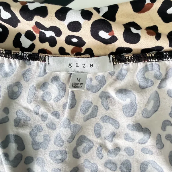 🐆 GAZE Leopard Print Cami Crop Top - Size Medium ✨ - Image 13