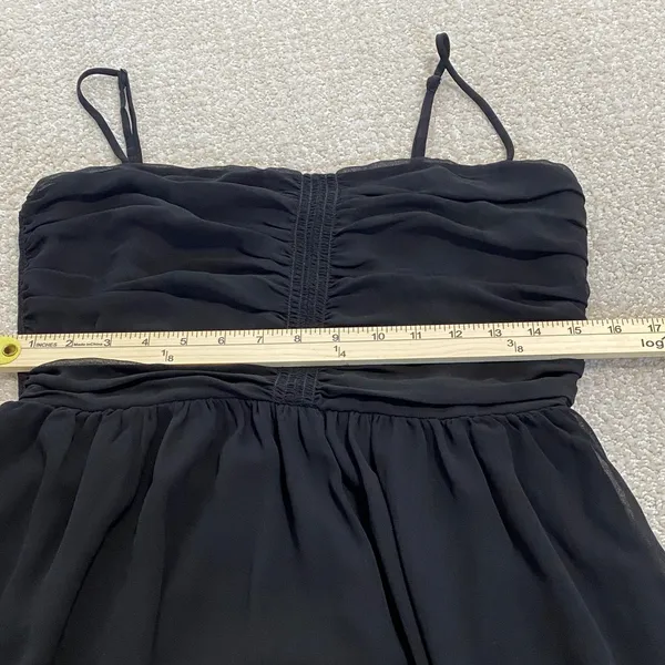 Aritzia Elegant Black Midi Dress Size 8 - Image 15