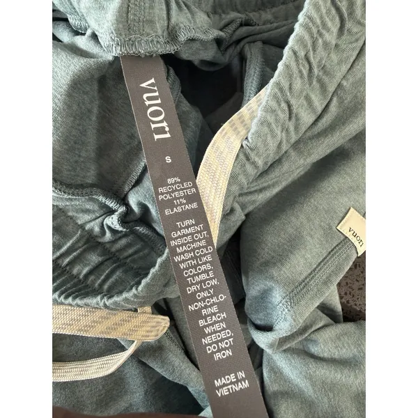 VUORI Performance Jogger Pants Women's Size Small Smoke‎ Blue Heather - Image 5