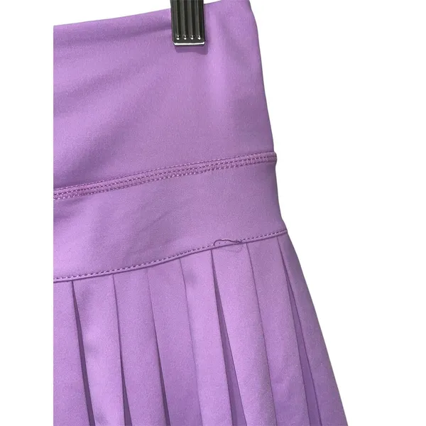 GOLD HINGE XL Purple Pleated Tennis Golf Skirt Built In Spandex Shorts Athletic - Image 6