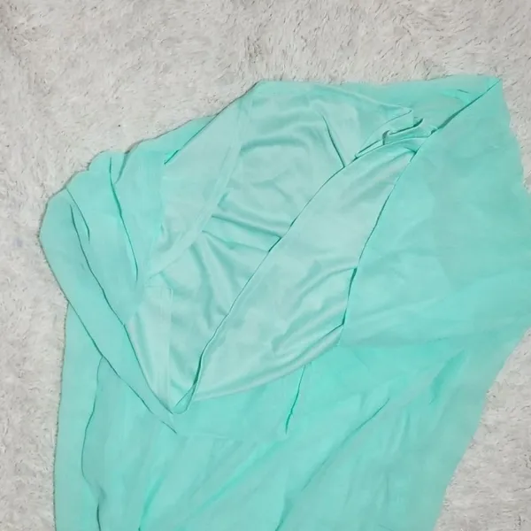 NWT Charming Charlie sheer mint strappy maxi dress - Image 5