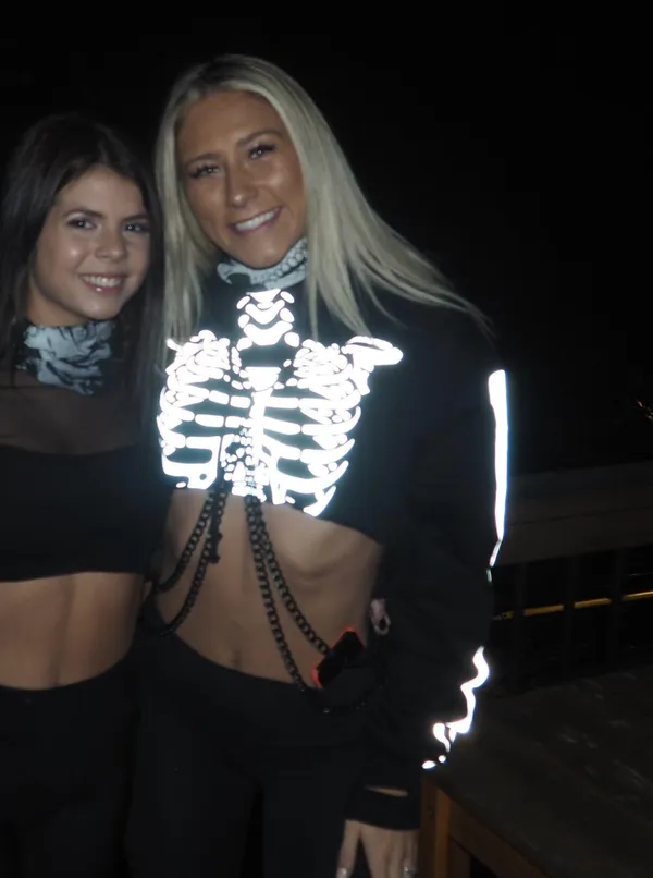 Dolls Kill Skull Cropped Sweatshirt - Image 5