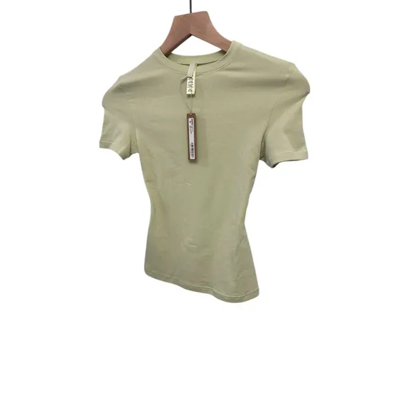NWT SKIMS Cotton Jersey T-Shirt In Pistachio XS ( SOLD OUT) - Image 8