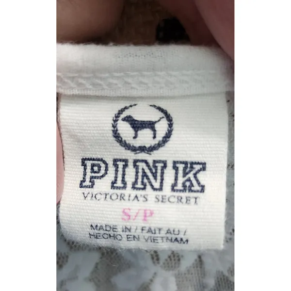 PINK Victoria's Secret White Racerback Tank Top with Lace Back‎ - Women's - Image 4