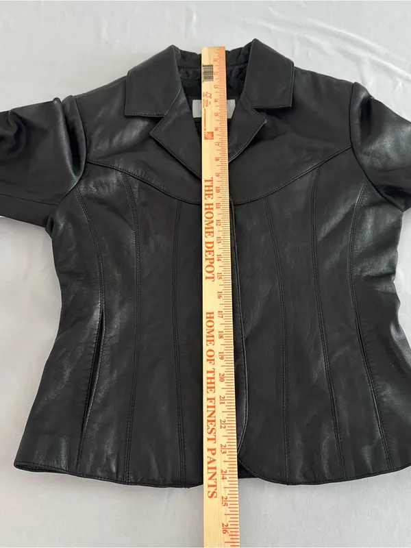 Vintage Wilsons Leather Maxima Ladies‎ Jacket 100% Leather Medium Black - Image 5