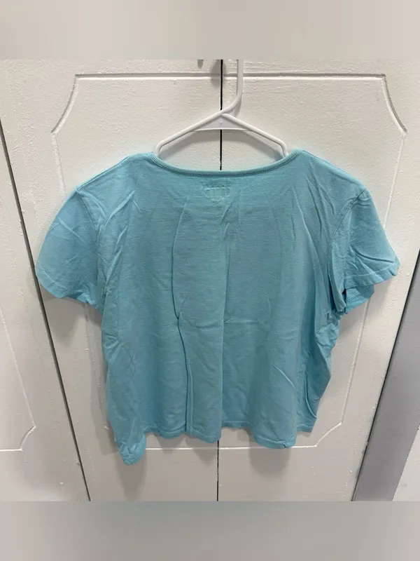 Vintage Blue "America" Stars Short Sleeve - Image 2
