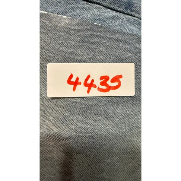 Gap Relaxed Straight Mid Rise Light Wash Blue Denim Jeans Size 30 10R 4435 - Image 6