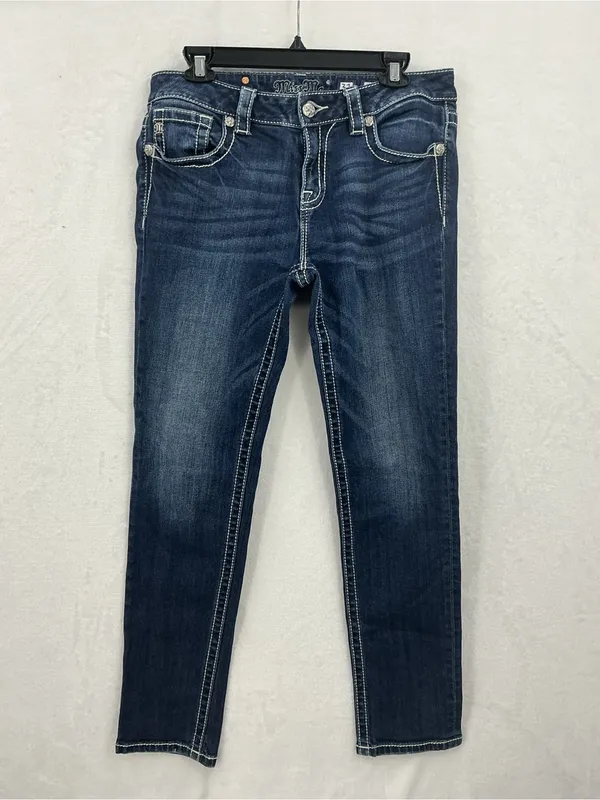 Miss Me Mid-Rise Skinny Jeans in Indigo Wash 848 - Image 2