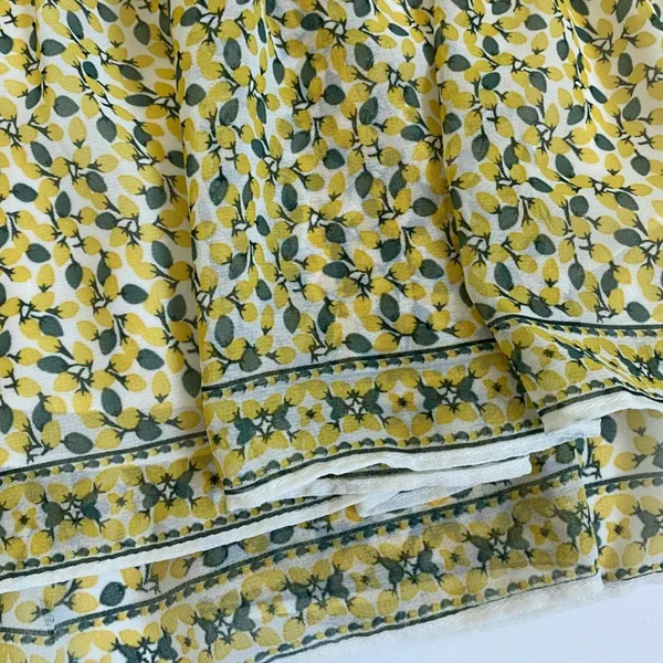 Max Studio Yellow Floral Smocked Waist Tiered Flutter Sleeve Mini Dress‎ NWT - Image 8