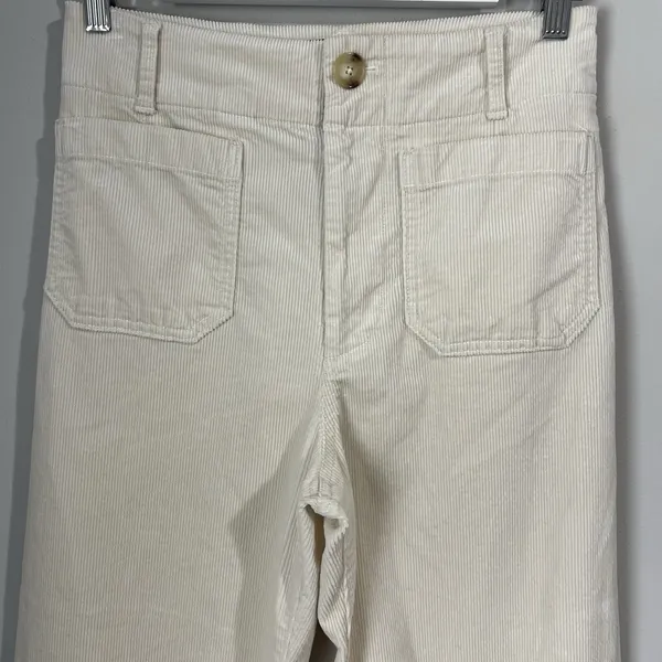 Maeve by Anthropologie Women's 27 The Colette Cropped Wide Leg‎ Corduroy Pants - Image 4