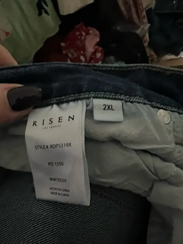 Risen Los Angeles Women's Dark Blue Boot Cut Jeans - Image 2