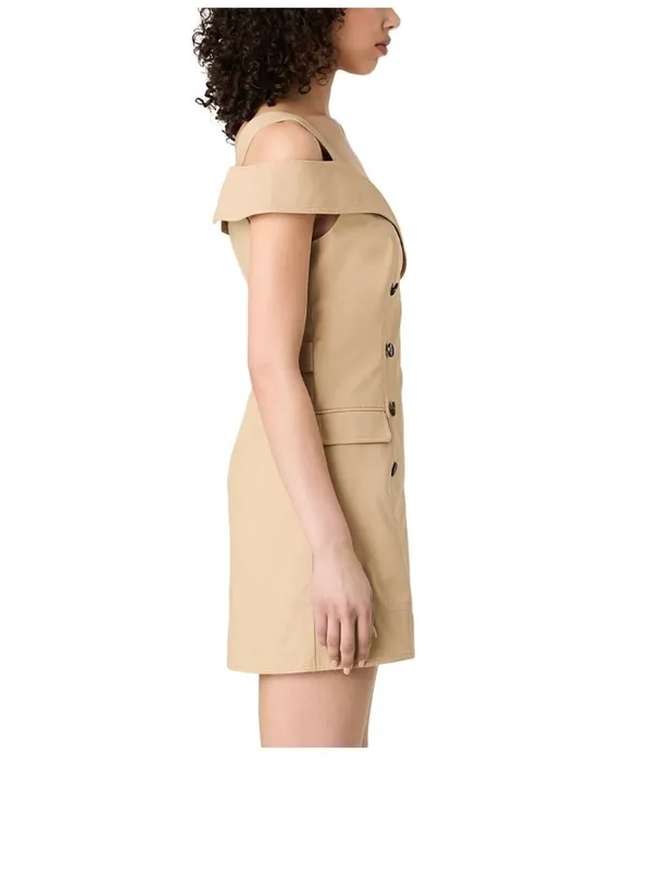 NWT $158 French Connection Women's Light Weight Trench Mini Dress SZ-4 - Image 5