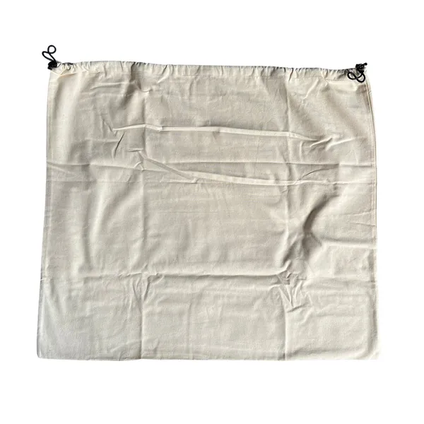 MZ Wallace Large Cream Dust Bag Drawstring Closure 26” x 23” - Image 4