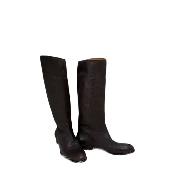 Vero Cuoio Riding Leather Dark Brown Boots Womens |US 8.5 - Image 5