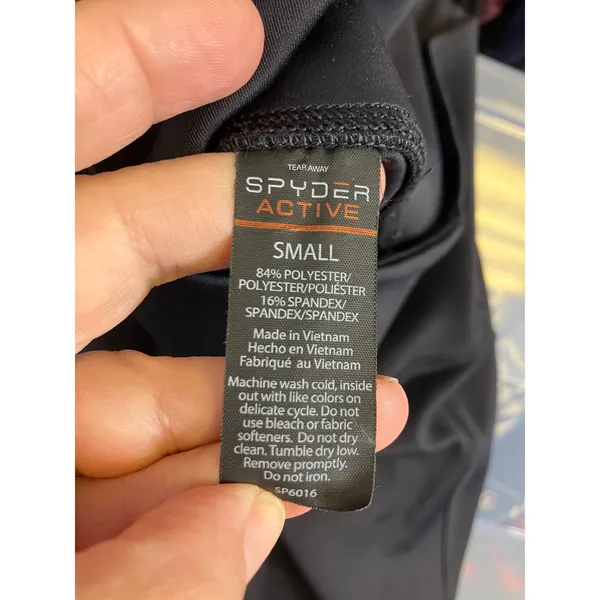 Spyder active‎ black leggings ankle 7/8 women's size small athletic casual - Image 6