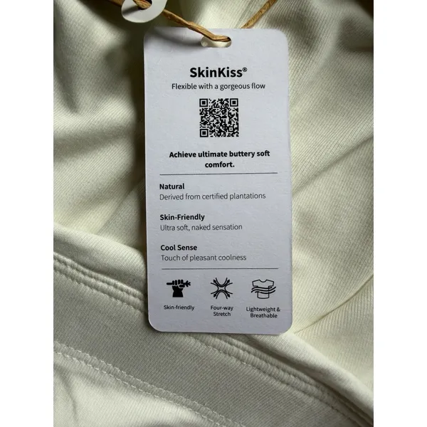 OGL Strapless Midi Dress Pure White Ruched Stretch A Line NWT Small - Image 6