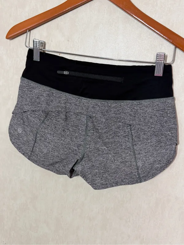 Lululemon Women’s Speed Up Short 2.5" Lined Run in Heather Lux Multi Black 2 - Image 6