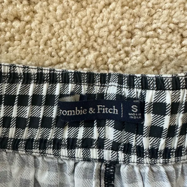 Abercrombie & Fitch Checkered Tie Skort - Image 3
