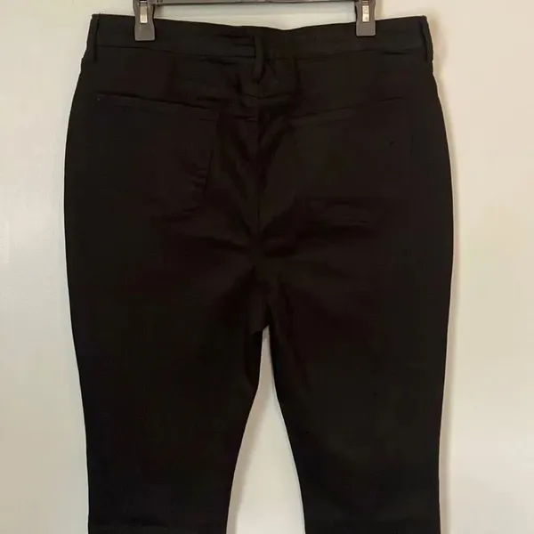 NYDJ Billie Mini Boot LiftXTuck Size 16 Black Jeans Stretchy Comfort #785 - Image 7