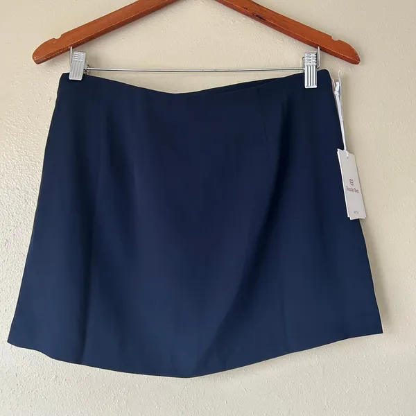 Aritzia Sunday Best Navy Mini Skirt Size 8 - Image 8