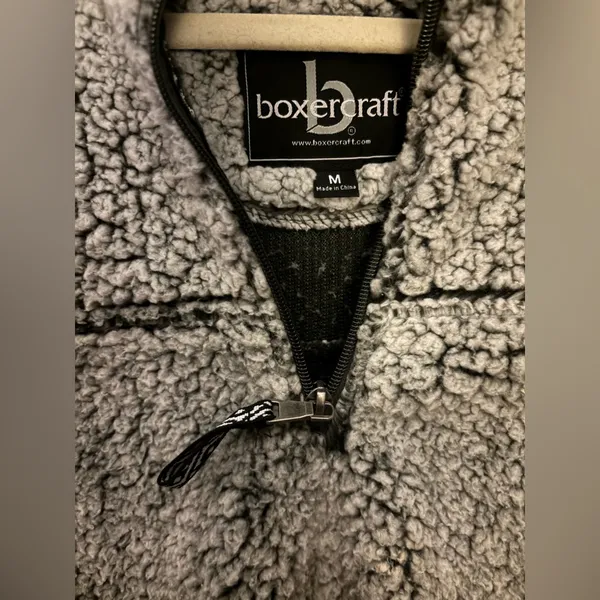 Boxercraft Charcoal Sherpa Quarter-Zip - Image 2