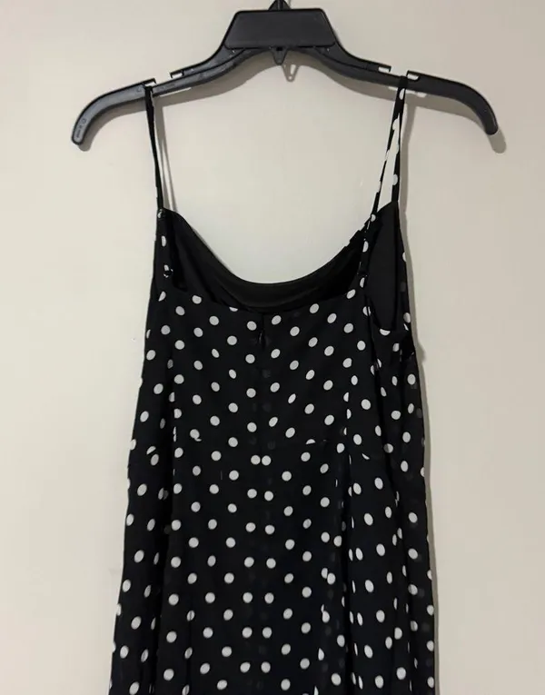 Petal & Pup Francesca Midi Dress Size L Black Polka Dot - Image 6