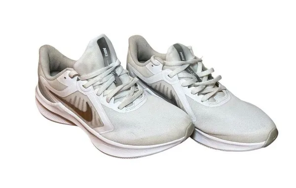 Nike Women’s Downshifter 10 ‘White’ CI9984 100 Lightweight Running Sneaker Sz 9 - Image 3