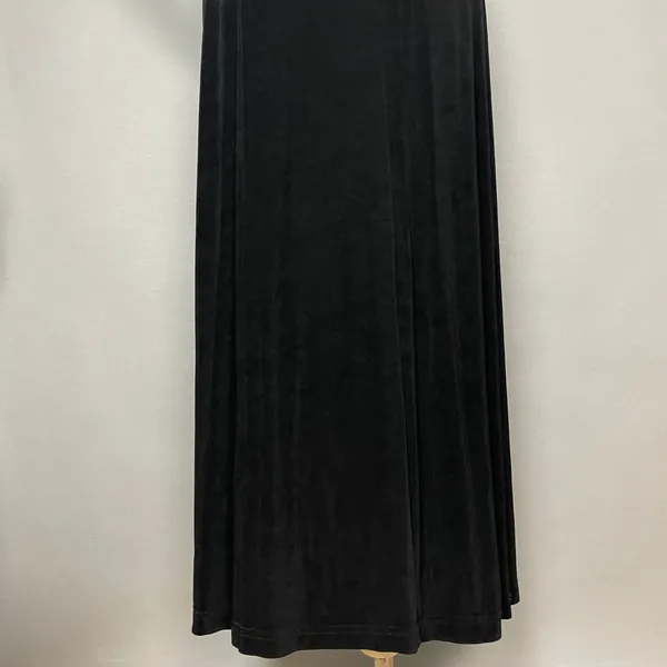 Vintage Slinky Dress 90s Stripes Empire Waist Short Sleeves Stretchy Maxi Retro - Image 7