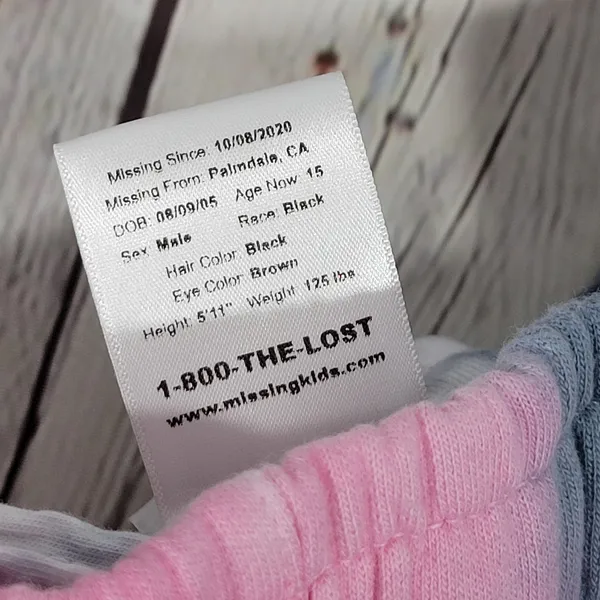 Cross‎ Colours Pink Grey Tie Dye Sweat Shorts Leont Bell Missing Size M - Image 6