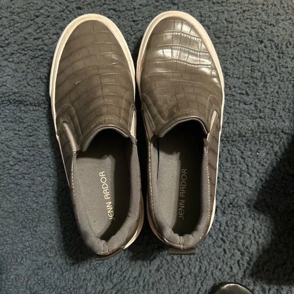 Grey loafers Gray Size 10 - Image 2