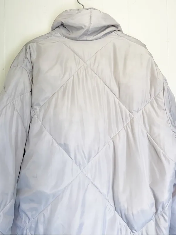 FREE PEOPLE Ella Puffa Puffer Jacket Mineral Dust - Image 6