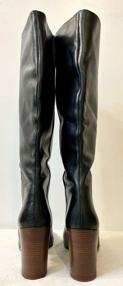 Lands’ End Stanton High Heel Tall Pullon Black Boots Size 9 - Image 9